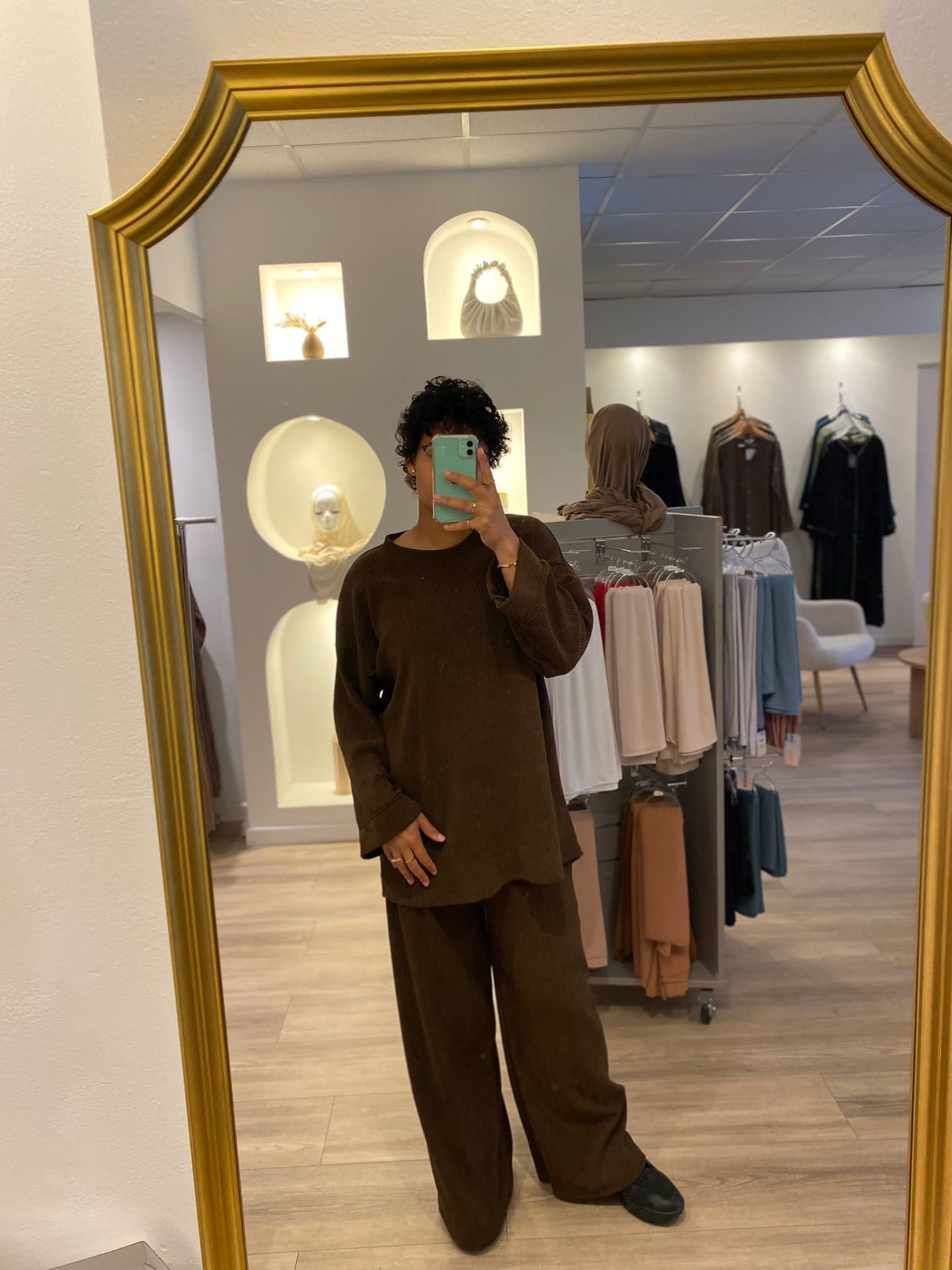 Tweedelige set - ribbel