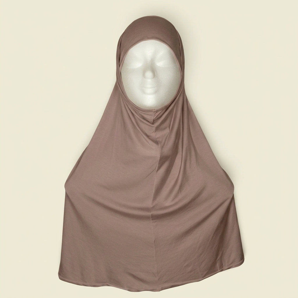 2-Delige Set Hijab met Kapje – Zacht Katoen Stretch