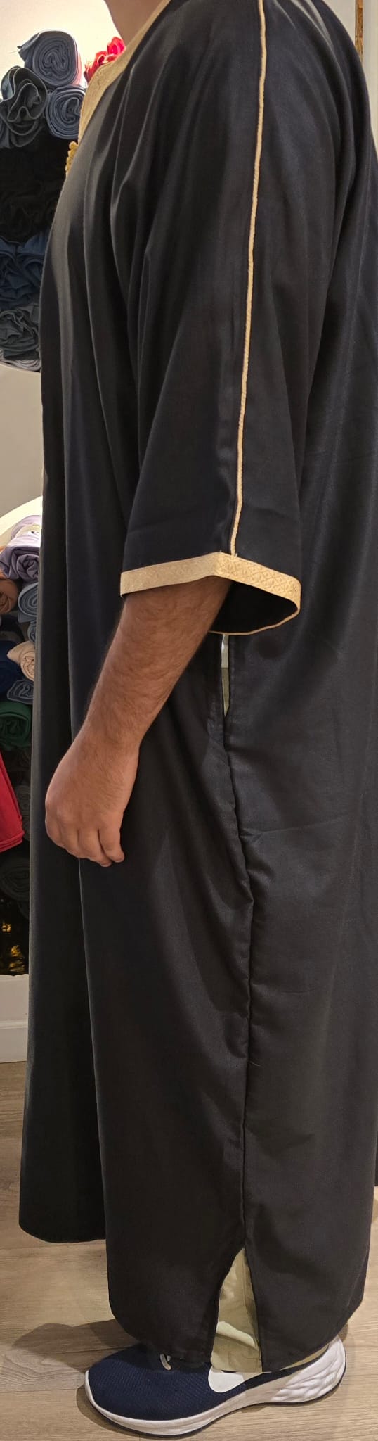 Abaya mannen zwart