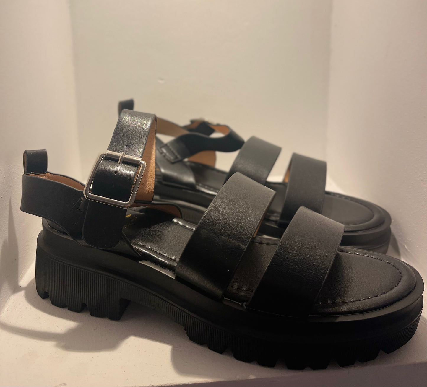 Schoenen Hoge sandalen - zilveren gesp