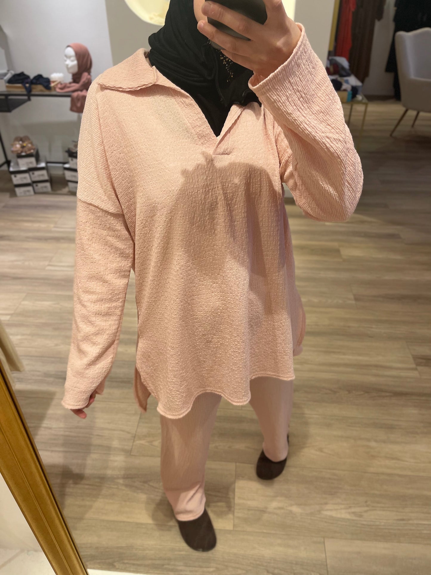 Broek&trui -tweedeligeset ribbel