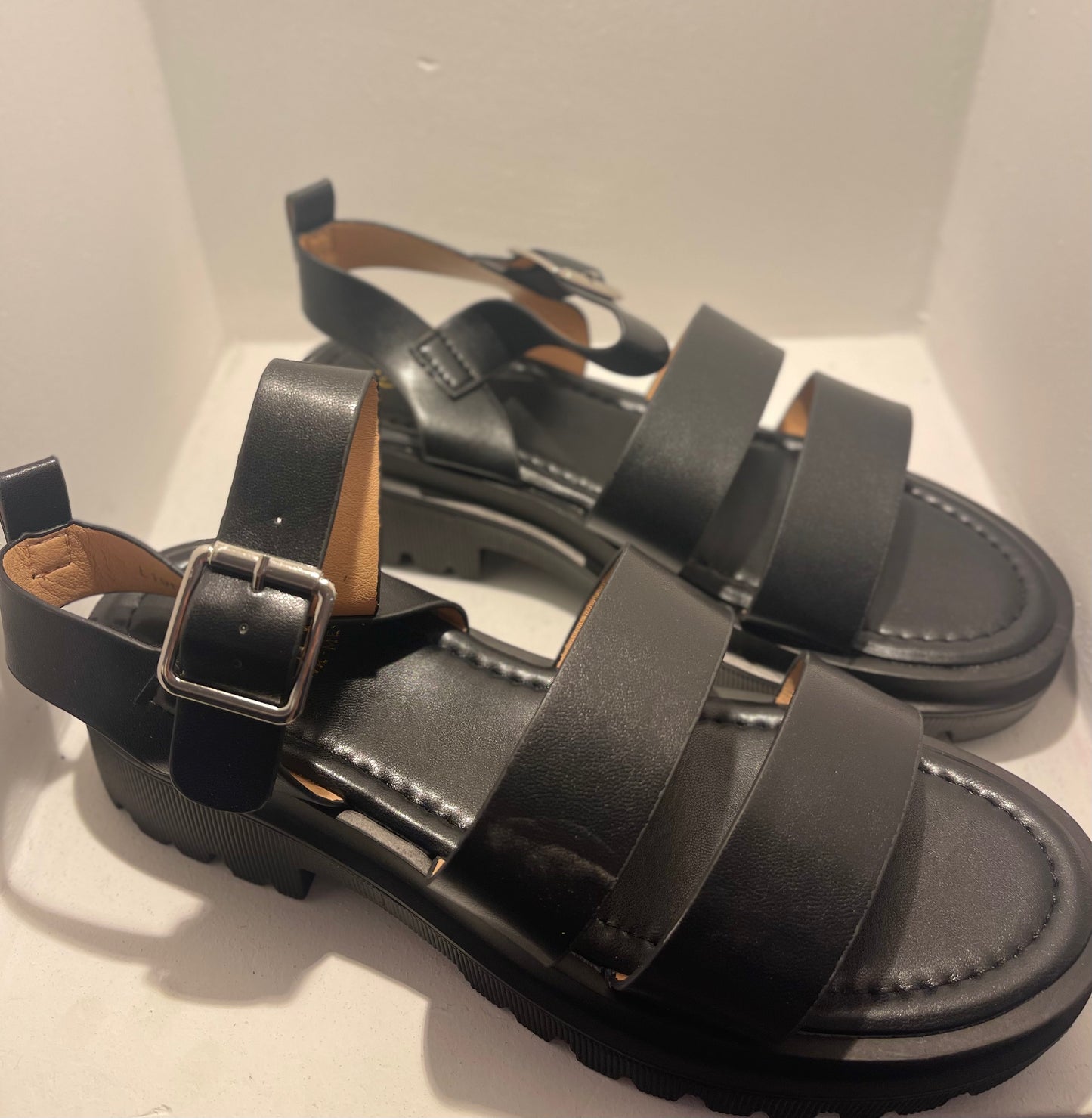 Schoenen Hoge sandalen - zilveren gesp