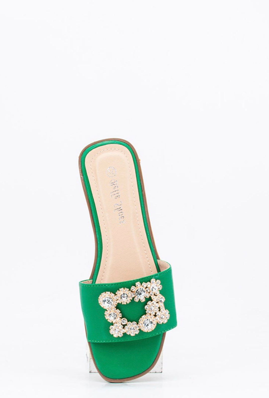 Slippers Zilver Broche