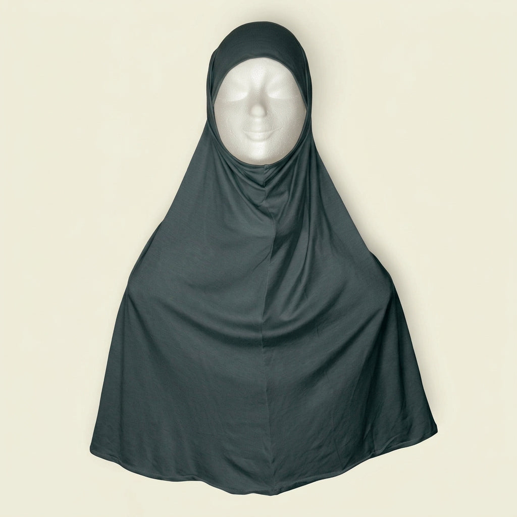 2-Delige Set Hijab met Kapje – Zacht Katoen Stretch