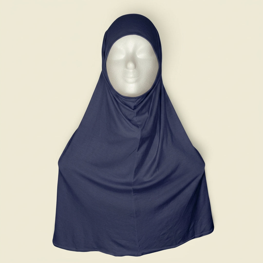 2-Delige Set Hijab met Kapje – Zacht Katoen Stretch