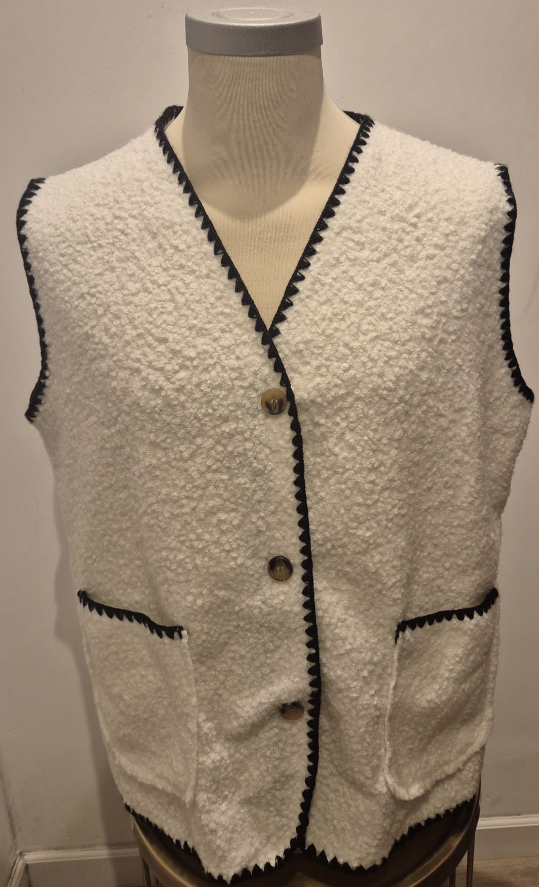 Bouclé gilet - One Size