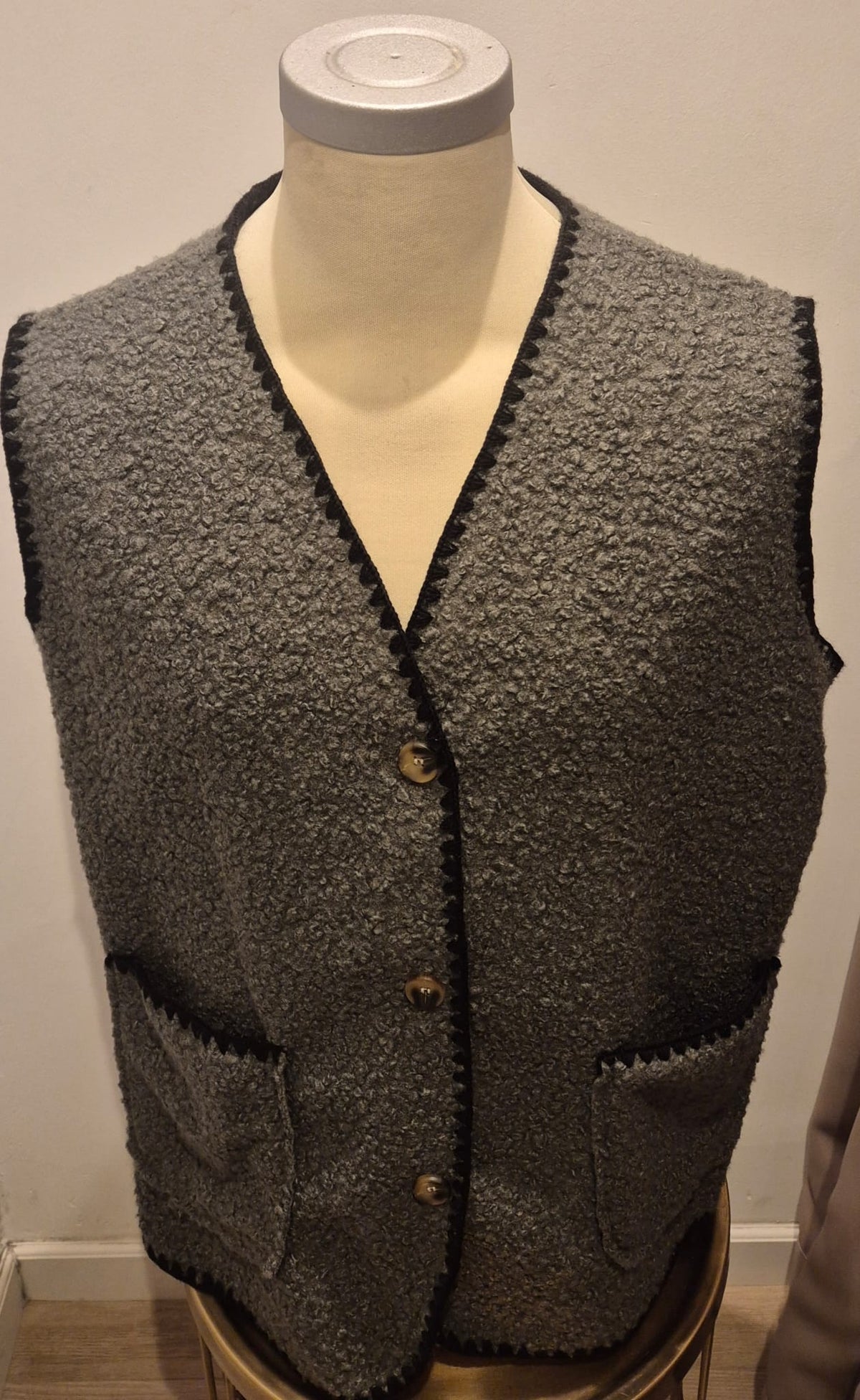 Bouclé gilet - One Size