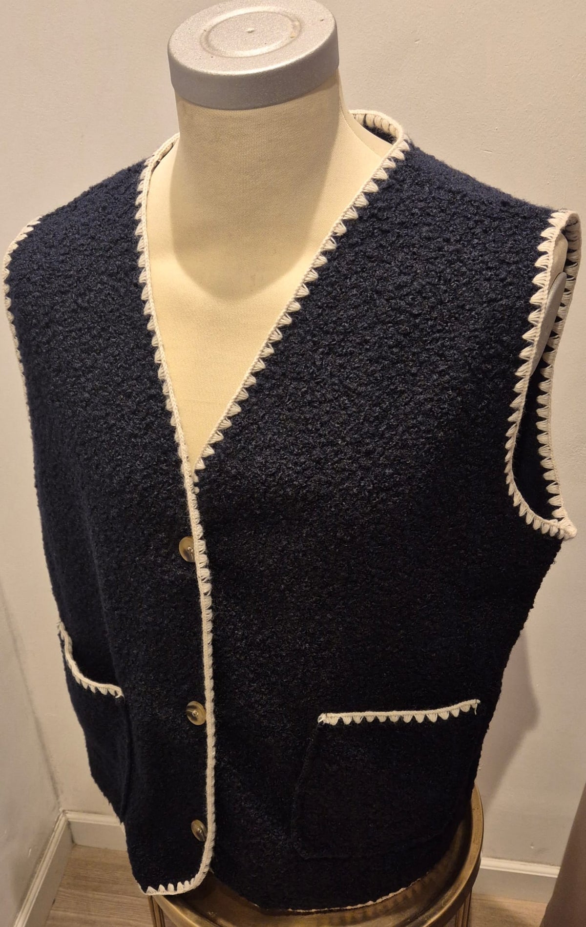 Bouclé gilet - One Size